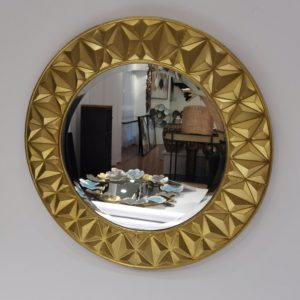 Miroir rond géométrique