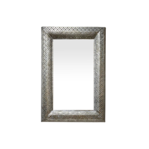 Miroir rectangulaire métal argenté